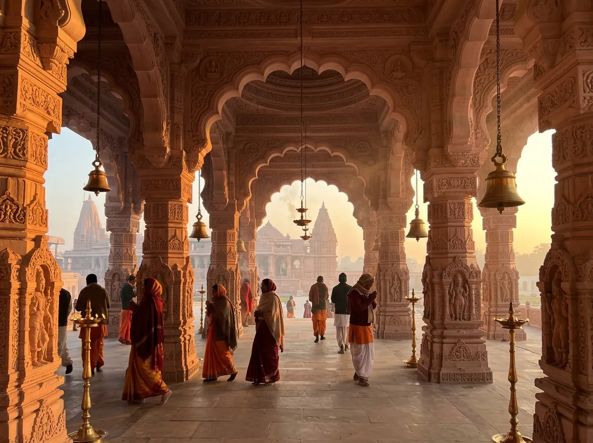 AYODHYA YATRA PLANNING — RAM MANDIR DARSHAN AND AARTI: THE ESSENTIALS — supporting photo for this section, first-hand preferred