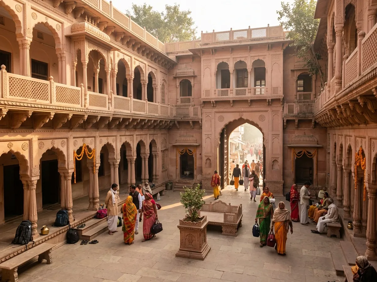 AYODHYA YATRA PLANNING — WHERE PILGRIMS STAY — supporting photo for this section, first-hand preferred