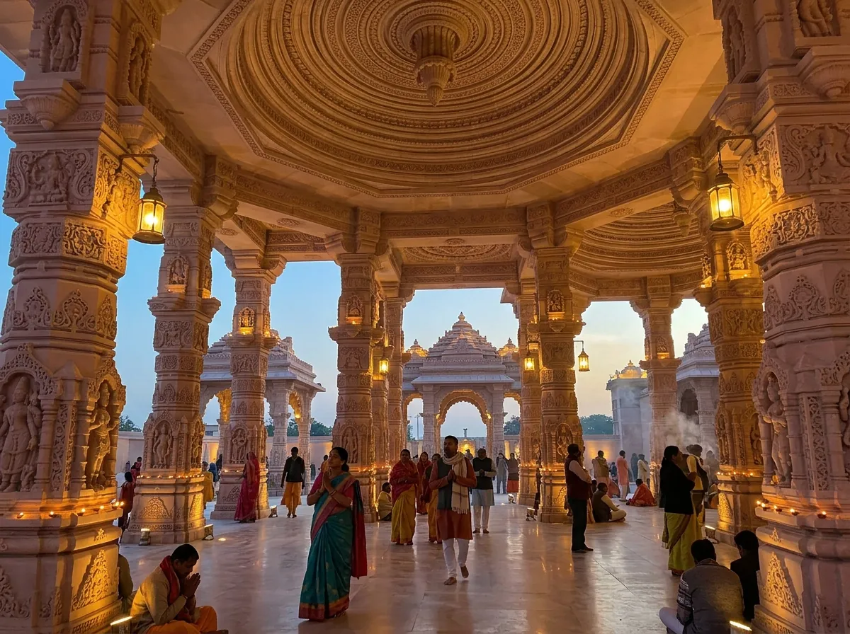 RAM MANDIR DARSHAN TIMINGS — AARTI TIMINGS (PASS REQUIRED) — supporting photo for this section, first-hand preferred