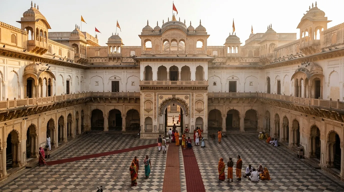 KANAK BHAVAN, AYODHYA: TIMINGS, HISTORY AND VISITING NOTES — FRONT VIEW / HERO — hero image, 16:9, first-hand photo preferred; if sourced, credit visibly