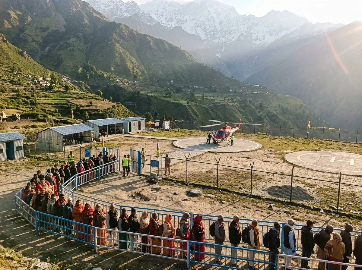 KEDARNATH HELICOPTER BOOKING — HOW THE OFFICIAL BOOKING WORKS — supporting photo for this section, first-hand preferred
