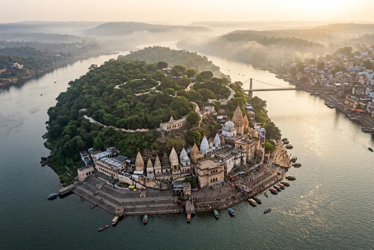 Omkareshwar — illustrative AI image