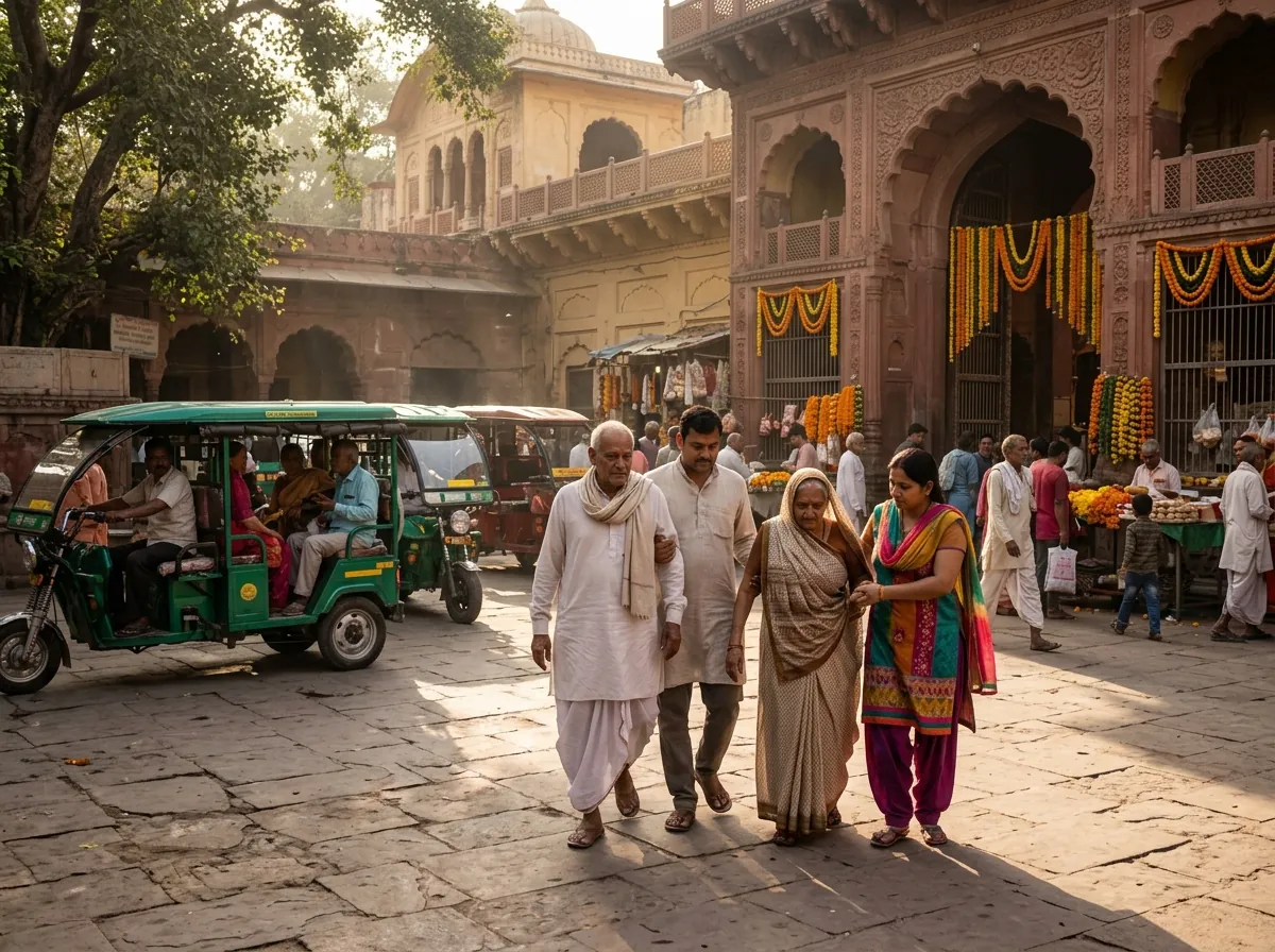 MTU-002-BANKE-BIHARI-DARSHAN — FOR ELDERLY PARENTS — supporting photo for this section, first-hand preferred