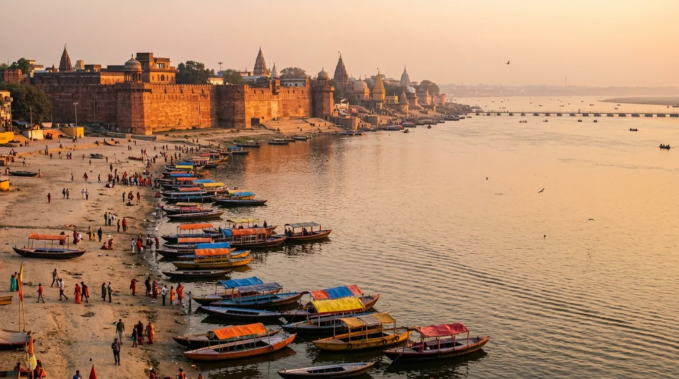 PRAYAGRAJ TRIP BUDGET CALCULATOR — FRONT VIEW / HERO — hero image, 16:9, first-hand photo preferred; if sourced, credit visibly